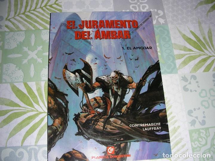 C&oacute;mics: EL JURAMENTO DEL AMBAR 1 . EL AMOJAR , CONTREMARCHE LAUFFRAY , PLANETA DeAGOSTINI
