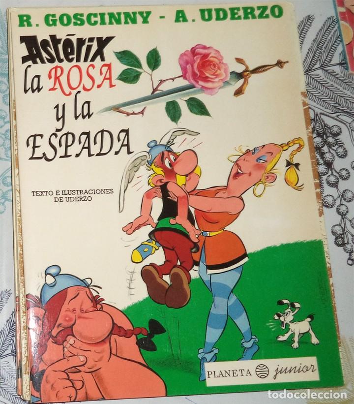 C&oacute;mics: ASTERIX LA ROSA Y LA ESPADA ED. PLANETA JUNIOR  PASTA SEMIRIGIDA - Foto 1
