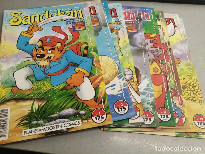 C&oacute;mics: SANDOKAN / LOTE CON 14 N&Uacute;MEROS / PLANETA - Foto 1