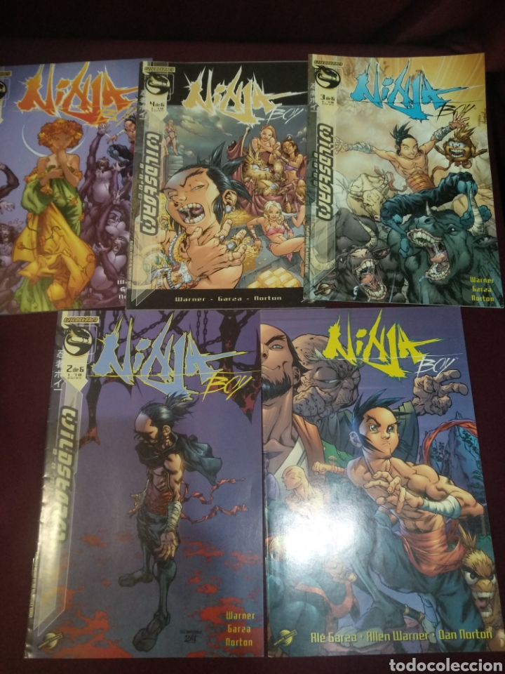 C&oacute;mics: NINJA BOY, 5 n&uacute;meros de total 6, planeta - Foto 1