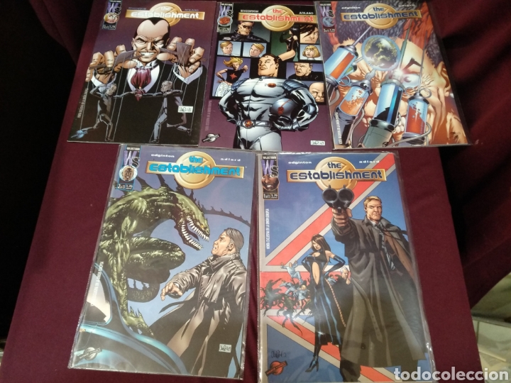 Comics: THE STABLISHMENT, N&deg; 1,2,3,5,12, PLANETA