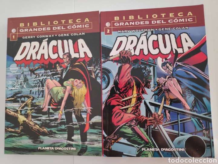 C&oacute;mics: Dr&aacute;cula biblioteca grandes del C&oacute;mic n&uacute;mero 1 y 2 Marvel comics - Foto 1