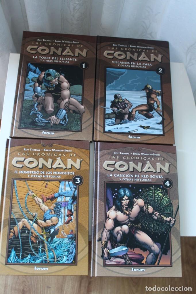 C&oacute;mics: Cr&oacute;nicas de Conan. Planeta. Tomos 1 a 8. - Foto 1