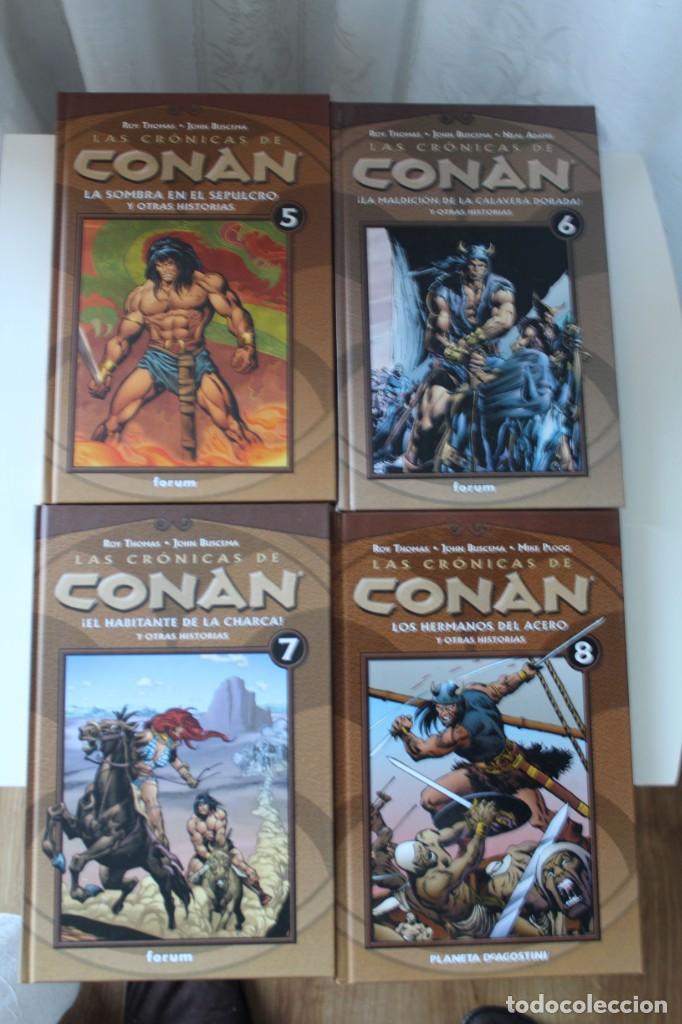C&oacute;mics: Cr&oacute;nicas de Conan. Planeta. Tomos 1 a 8. - Foto 2