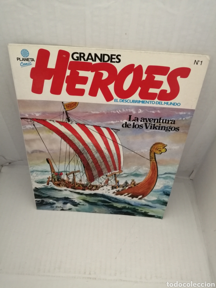 C&oacute;mics: C&oacute;mic Grandes H&eacute;roes. El Descubrimiento del Mundo. N&uacute;m 1: La aventura de los Vikingos (1&ordf; Edici&oacute;n)