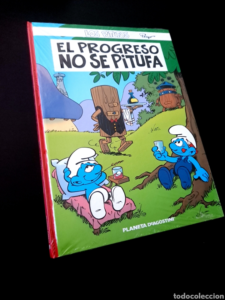 C&oacute;mics: PRECINTADO LOS PITUFOS 22 EL PROGRESO NO SE PITUFA PLANETA - Foto 1