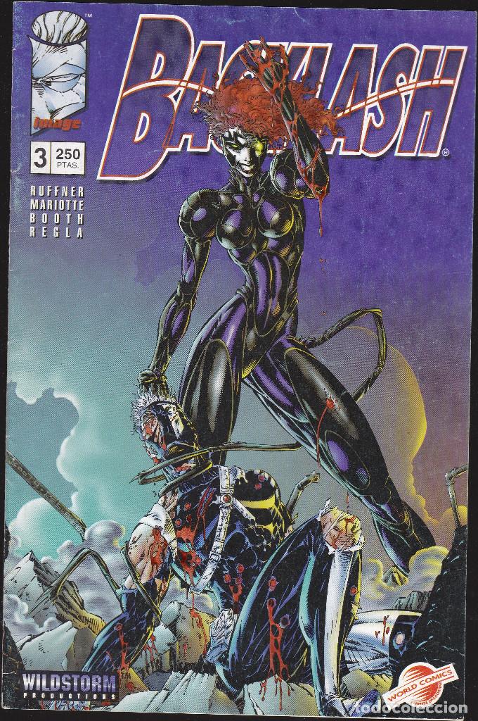 C&oacute;mics: BACKLASH - N&ordm; 3 DE 18 - 1995 - WORLD COMICS - IMAGE - PLANETA - - Foto 1