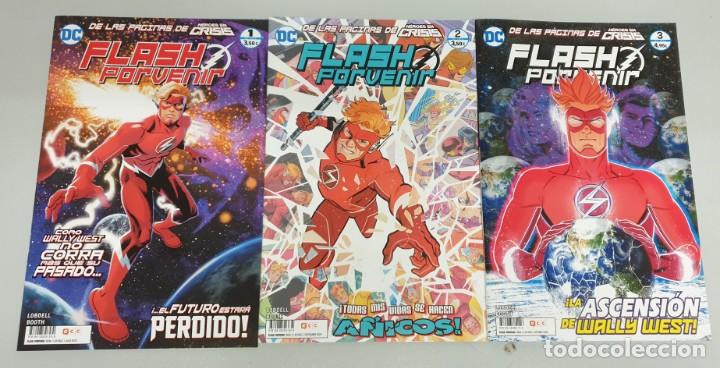 C&oacute;mics: FLASH PORVENIR &iexcl; COMPLETA 3 NUMEROS ! SCOTT LOBDELL - BRETT BOOTH / DC - ECC - Foto 1