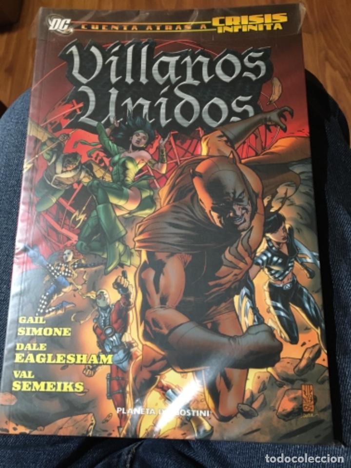 Comics: DC CUENTA ATR&Aacute;S A CRISIS INFINITA - VILLANOS UNIDOS - PLANETA DEAGOSTINI