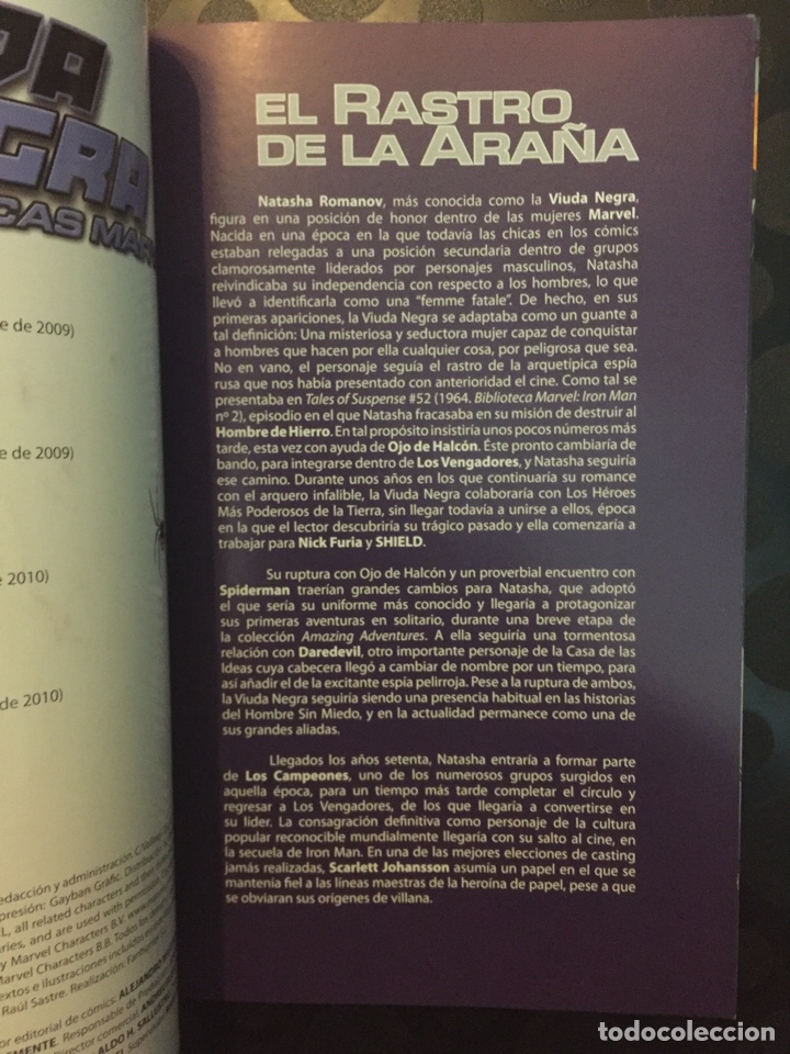 C&oacute;mics: VIUDA NEGRA Y LAS CHICAS MARVEL COLECCI&Oacute;N MARVEL IMPACT ( 2011 ) - Foto 3