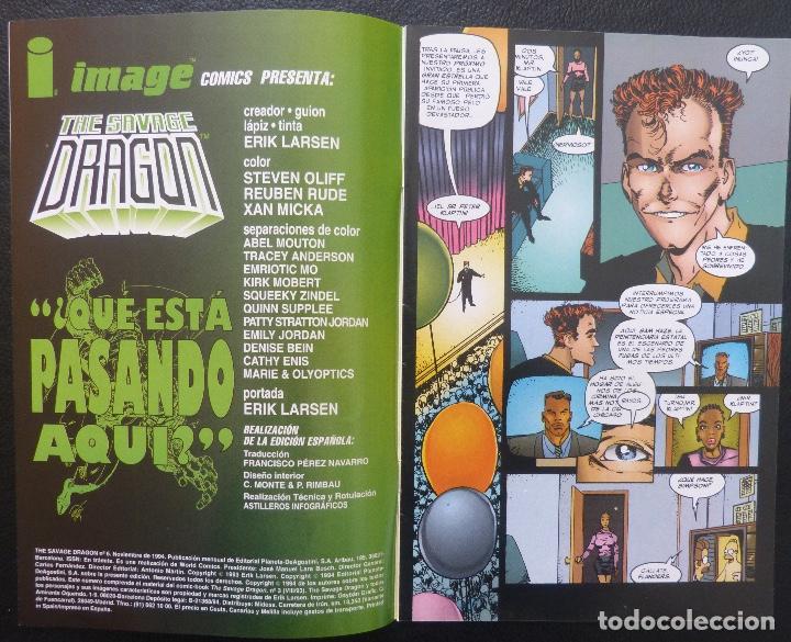 C&oacute;mics: Comic The Savage DRAGON,World Comics,N&ordm; 6,Image,Planeta,1994 - Foto 2