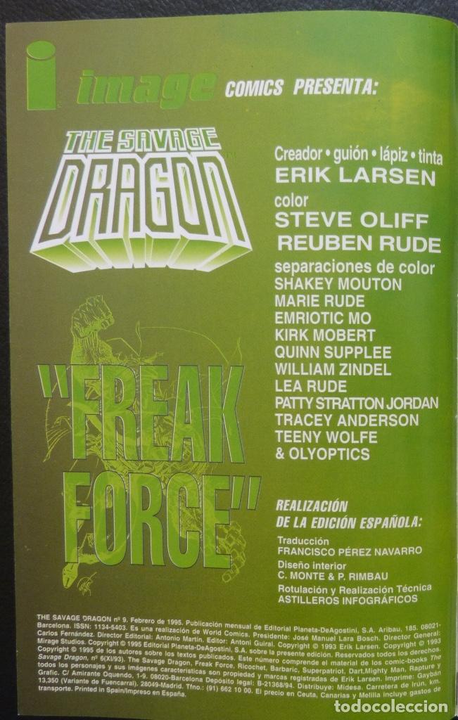 C&oacute;mics: Comic The Savage DRAGON,N&ordm; 9,Planeta,1995,Image,World Comics - Foto 3