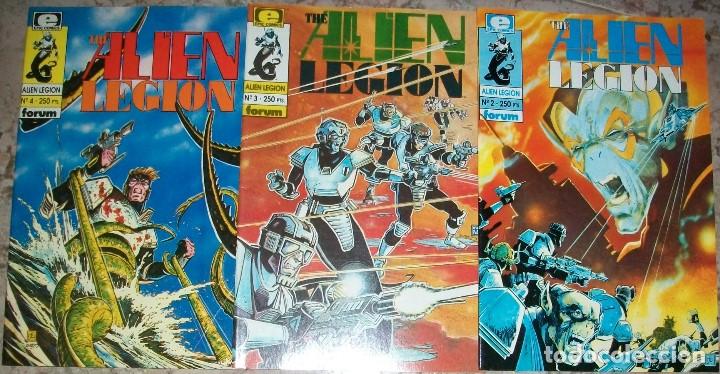C&oacute;mics: The Alien Legion (Planeta) Lote de 3 numeros 2 3 4