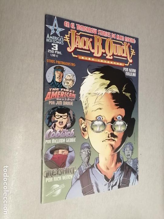 C&oacute;mics: TOMORROW STORIES N&ordm; 3 JACK B. QUICK / ALAN MOORE / WORLD COMICS - PLANETA - Foto 1