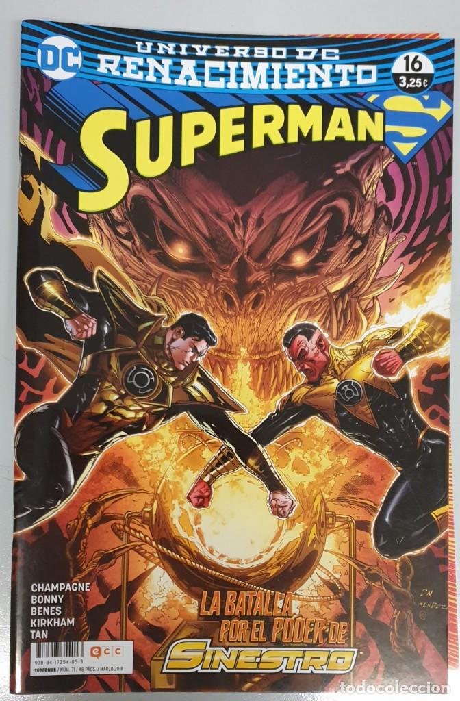 C&oacute;mics: SUPERMAN VOL. 2 N&ordm; 71 : UNIVERSO DC RENACIMIENTO N&ordm; 16 - DC / ECC - Foto 1