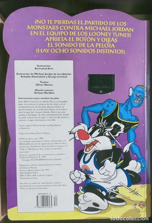C&oacute;mics: Cuento MICHAEL JORDAN Y BUGS BUNNY- SPACE JAM Warner Bros Planeta junior 1996 - Foto 2