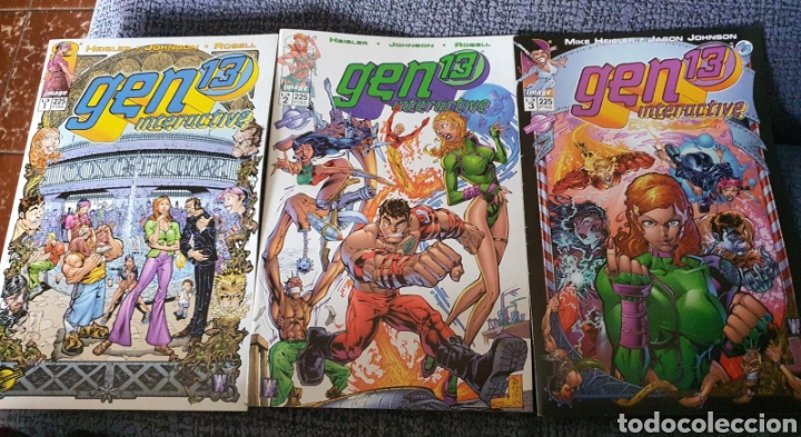 C&oacute;mics: GEN 13: INTERACTIVE (COMPLETA) N⁰ 1, 2 Y 3 (WORLD COMICS) PLANETA - Foto 1