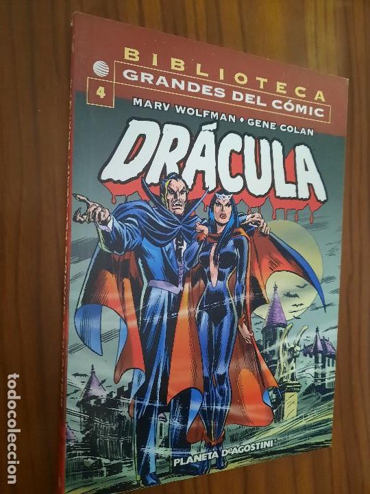 C&oacute;mics: DRACULA 4. BIBLIOTECA GRANDES DEL C&Oacute;MIC. MARV WOLFMAN. GENE COLAN. BUEN ESTADO caj. 92
