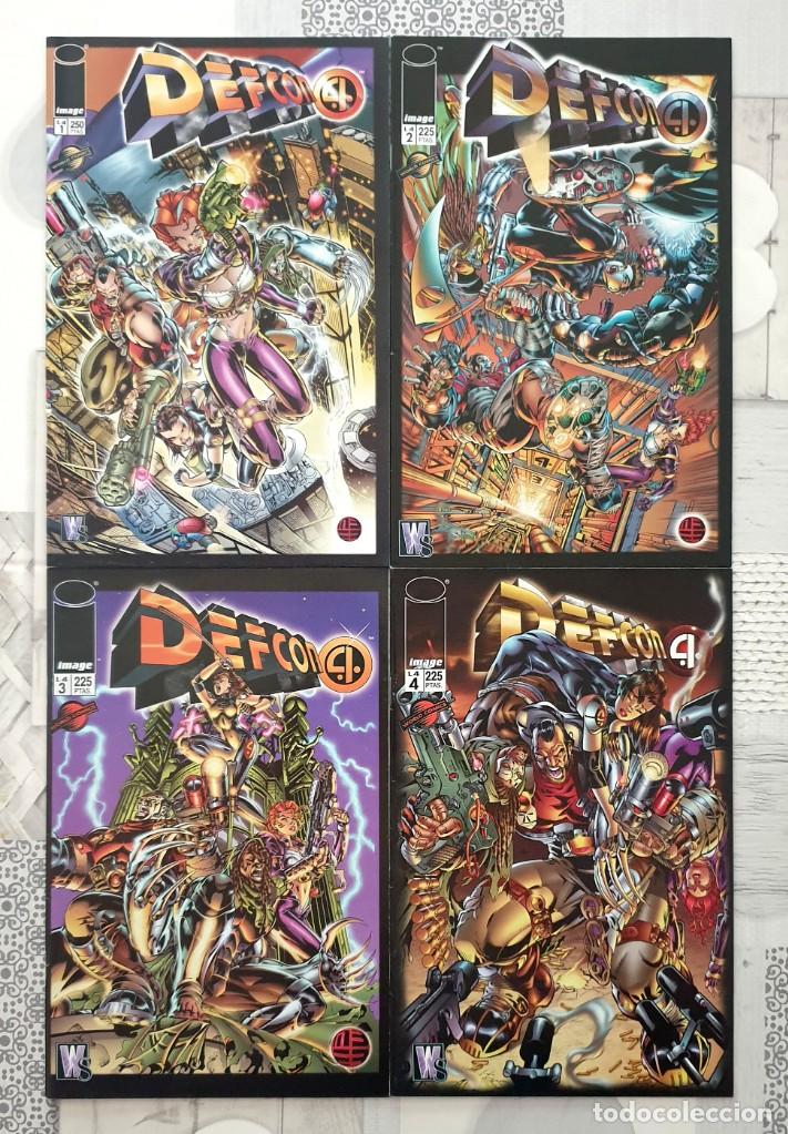 C&oacute;mics: DEFCON 4. Serie limitada de 4 comics. World Comics 1997 - Foto 1