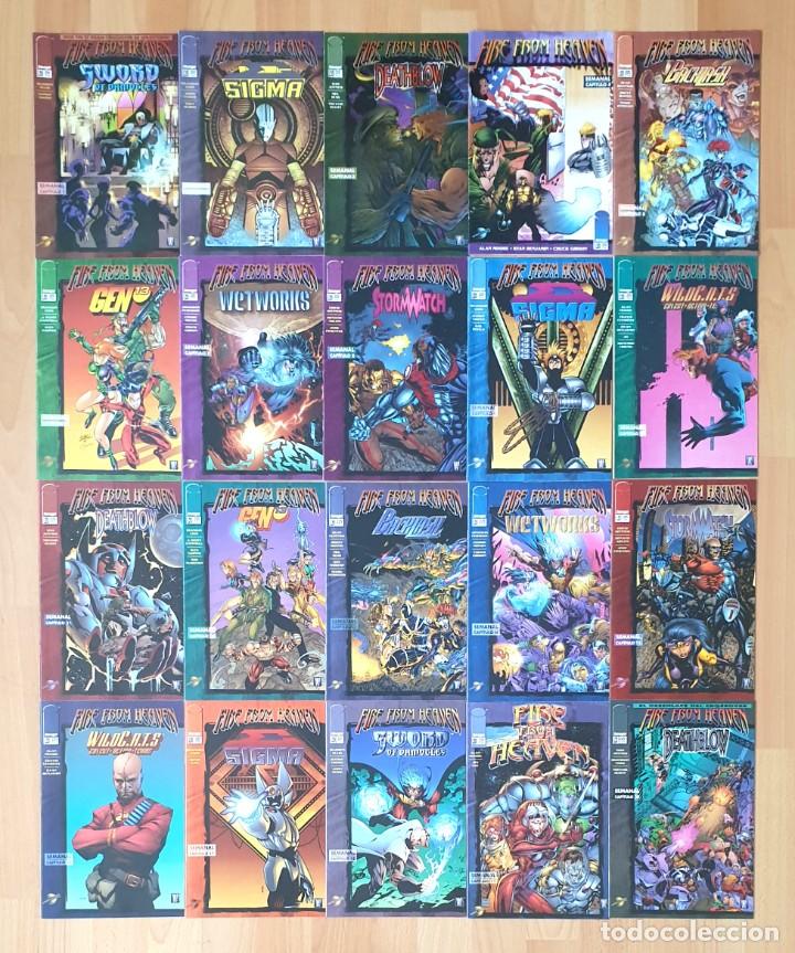 C&oacute;mics: FIRE FROM HEAVEN Serie limitada de 20 comics. World Comics 1997 - Foto 1