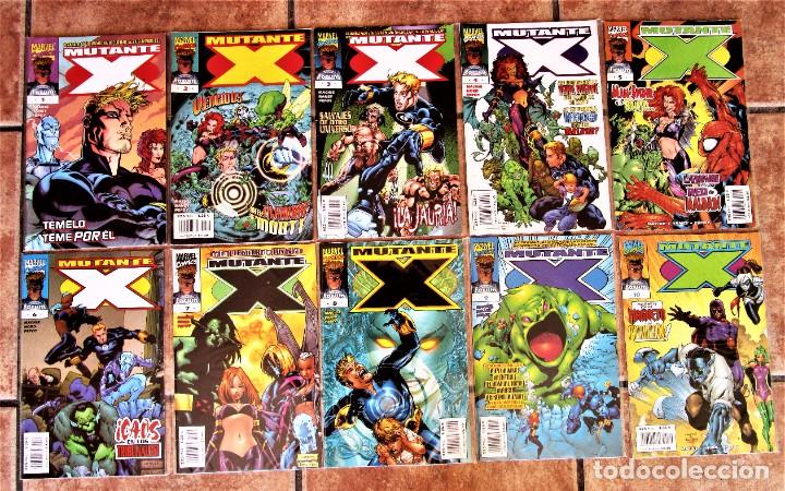 Comics: MUTANTE X Colecci&oacute;n completa de 10 n&uacute;meros Planeta 1999 PERFECTOS Ver descripci&oacute;n y fotos