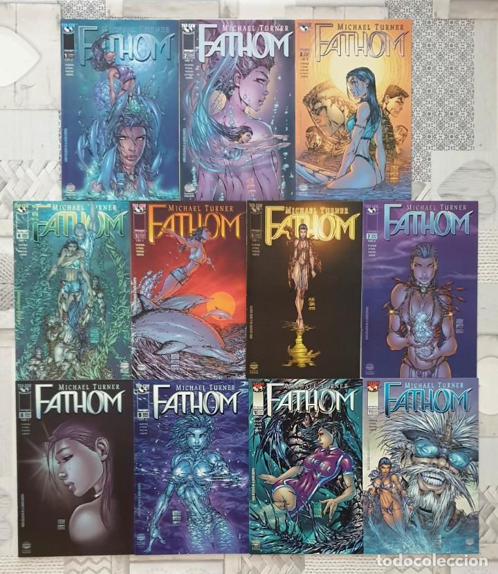 C&oacute;mics: FATHOM de Michael Turner. Coleccion completa de 11 comics. Planeta 2000 - Foto 1