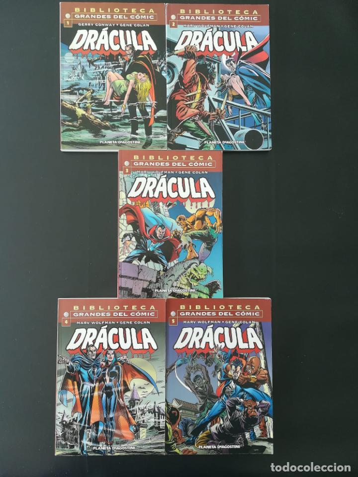 C&oacute;mics: BIBLIOTECA GRANDES DEL COMIC DRACULA DEL 1 AL 5 - Foto 1
