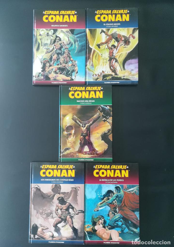 C&oacute;mics: LA ESPADA SALVAJE DE CONAN 1,2,3,5,7 - Foto 1