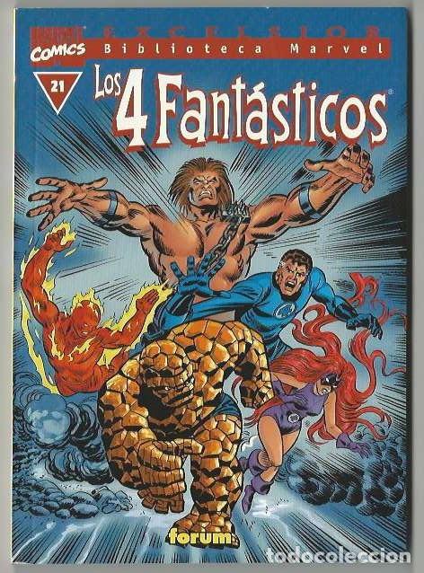 C&oacute;mics: Planeta. Biblioteca marvel. Los 4 fant&aacute;sticos. 21 - Foto 1