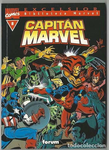 C&oacute;mics: Planeta. Biblioteca marvel. 8. Capit&aacute;n marvel. - Foto 1