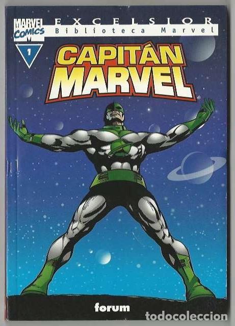 C&oacute;mics: Planeta. Biblioteca marvel. 1. Capit&aacute;n marvel. - Foto 1