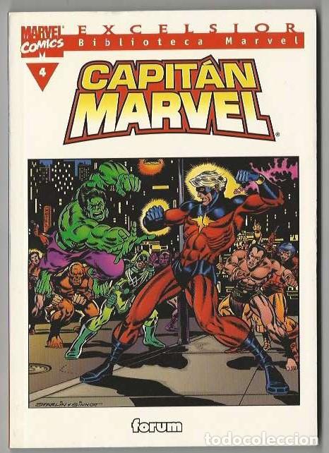 C&oacute;mics: Planeta. Biblioteca marvel. 4. Capit&aacute;n marvel. - Foto 1