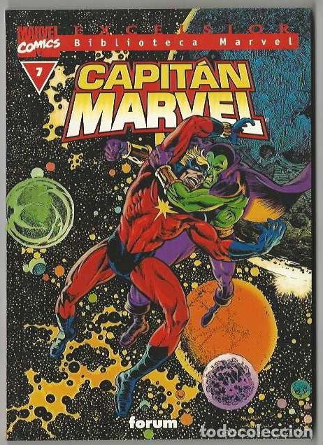 C&oacute;mics: Planeta. Biblioteca marvel. 7. Capit&aacute;n marvel. - Foto 1