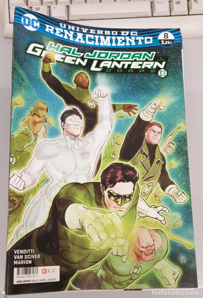 C&oacute;mics: HAL JORDAN Y LOS GREEN LANTERN CORPS VOL. 4 N&ordm; 63 / 8 : RENACIMIENTO - ROBERT VENDITTI / DC - ECC - Foto 1