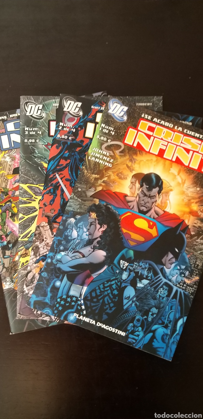 Comics: Crisis infinita. 4 n&uacute;meros. Grapa + cuenta atr&aacute;s a crisis infinita + brave new world