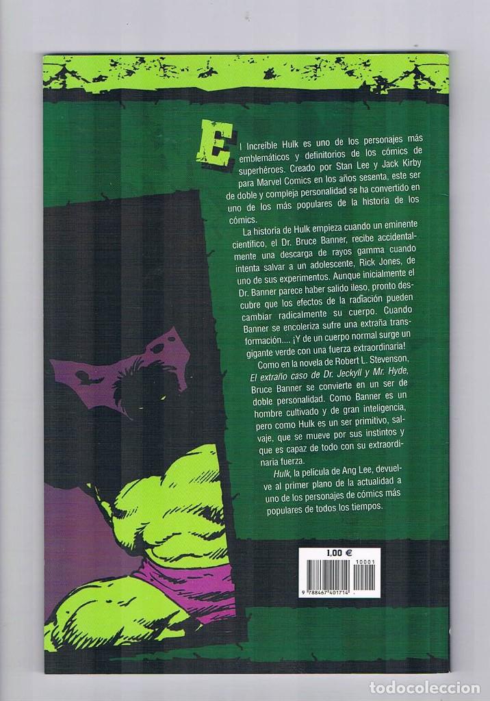 C&oacute;mics: Comic el increible Hulk Planeta de Agostini Marvel Comics numero 1 Campo de batalla 2003 ** - Foto 2