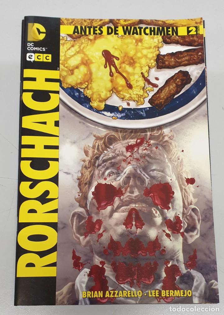 C&oacute;mics: ANTES DE WATCHMEN : RORSCHACH N&ordm; 2 - BRIAN AZARRELLO - LEE BERMEJO DC - ECC - Foto 1