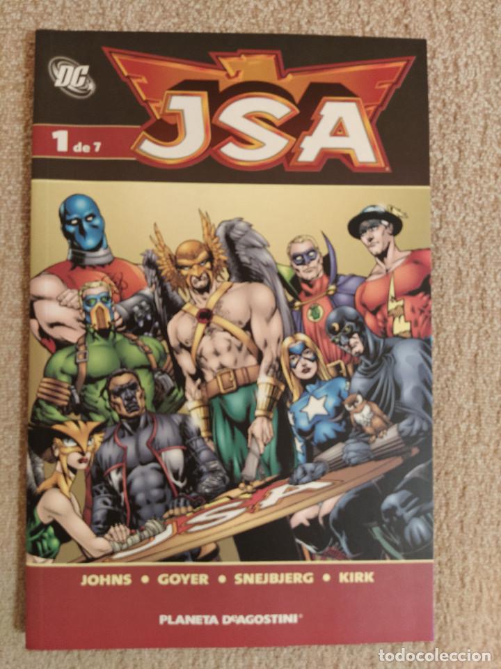 C&oacute;mics: JSA de Geoff Johns. Planeta. n&uacute;meros 1, 2 y 3. Impecables - Foto 1