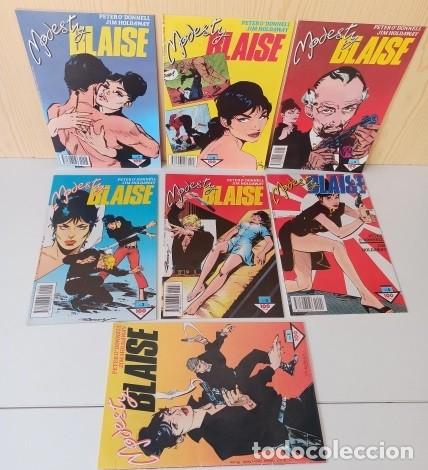 C&oacute;mics: MODESTY BLAISE - COLECCI&Oacute;N COMPLETA 7 N&Uacute;MEROS - EXCELENTE ESTADO - Foto 1