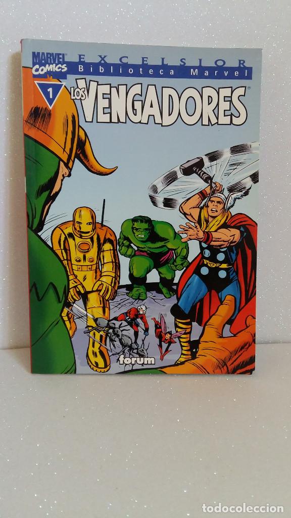 C&oacute;mics: MARVEL COMICS - BIBLIOTECA LOS VENGADORES N&ordm; 1 EXCELSIOR FORUM - Foto 1