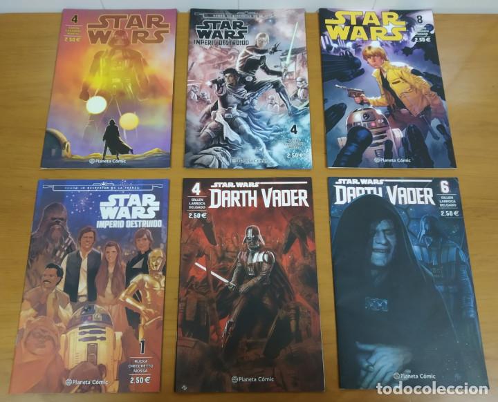 C&oacute;mics: STAR WARS. PRECIOSO LOTE DE 6 C&Oacute;MICS Y 4 LIBROS. - Foto 2