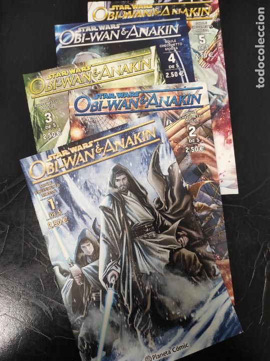 C&oacute;mics: STAR WARS: OBI WAN & ANAKIN (COMPLETA) N&Uacute;MEROS 1 A 5 (PLANETA) - Foto 1