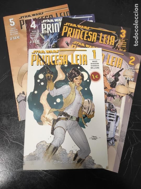 C&oacute;mics: COMIC STAR WARS. PRINCESA LEIA (5 NUMEROS SERIE COMPLETA) - Foto 1