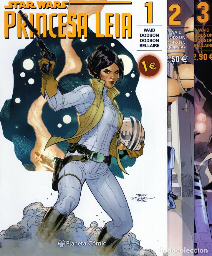 C&oacute;mics: STAR WARS PRINCESA LEIA COMPLETA 5 NUMEROS - PLANETA - IMPECABLE - Foto 1
