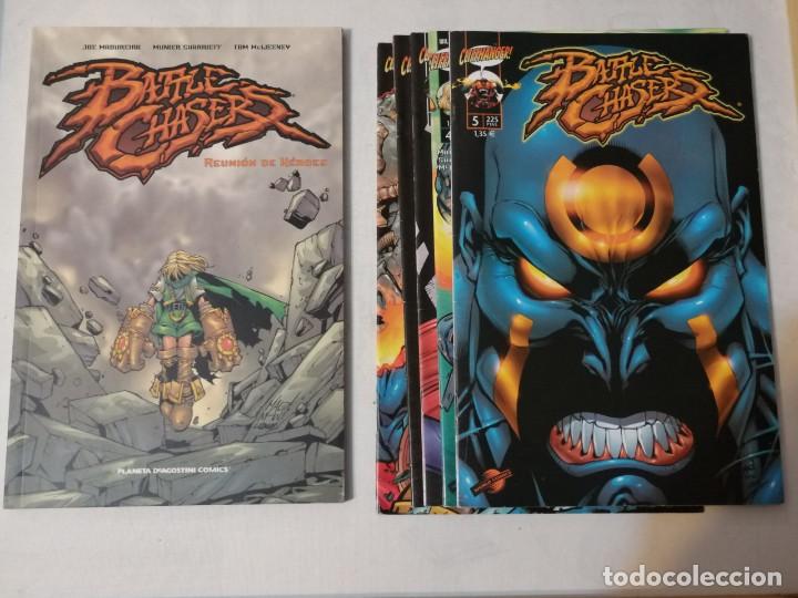 C&oacute;mics: COMICS BATTLE CHASERS 1 AL 5 COMPLETA Y REUNI&Oacute;N DE HEROES. - Foto 1