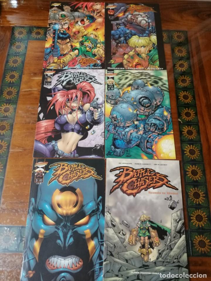 C&oacute;mics: COMICS BATTLE CHASERS 1 AL 5 COMPLETA Y REUNI&Oacute;N DE HEROES. - Foto 3