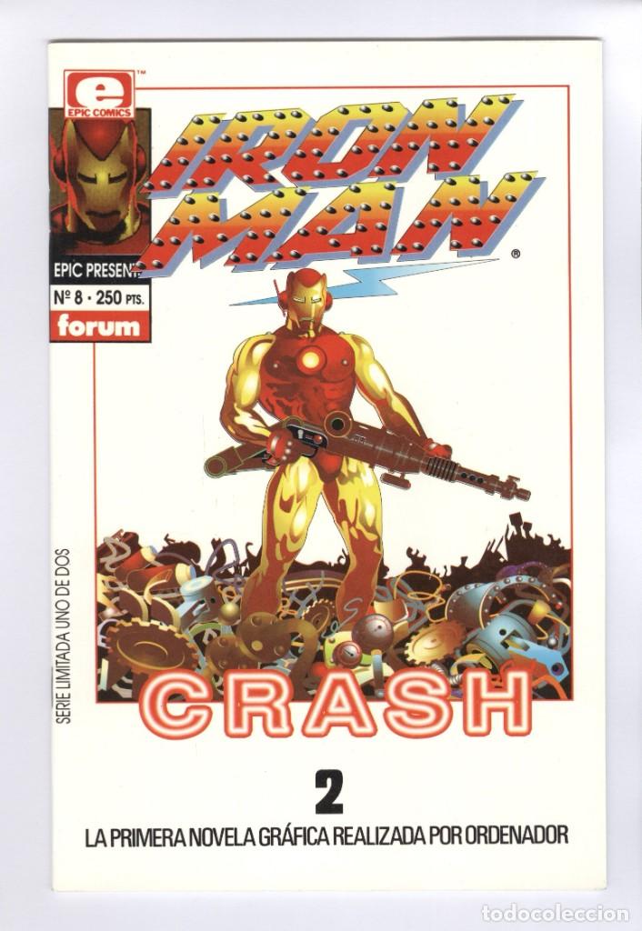 C&oacute;mics: Planeta. Epic presents. 8. Iron Man. Crash. - Foto 1