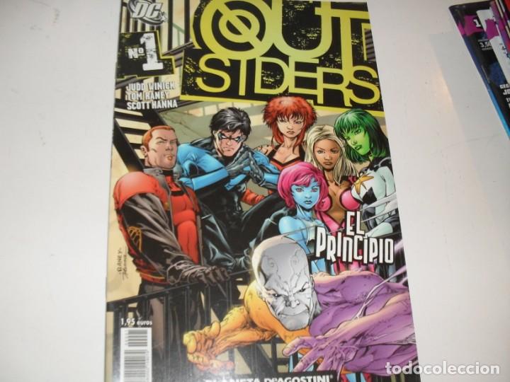 Comics: outsiders 1,el primero.(de 20)planeta de agostini,a&ntilde;o 2005.