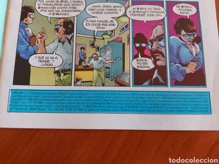 C&oacute;mics: N&uacute;m 1 UltraVerse Firearm 1995 Comics Forum Planeta de Agostini - Foto 2