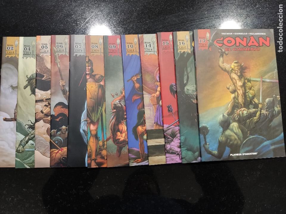 C&oacute;mics: Conan el Cimmerio 2, 4 a 10 y 14 a 17 (grapa) - Foto 1